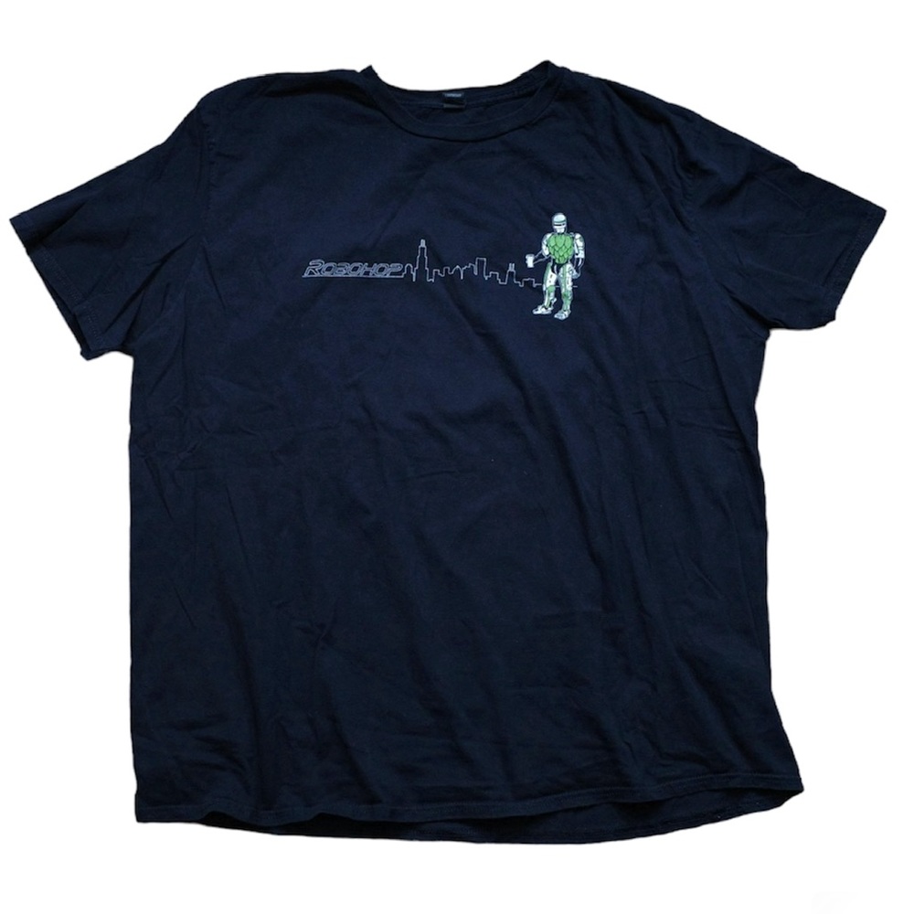 Great Lakes Brewery Men’s Robohop Short Sleeve T-Shirt Black XXL Toronto